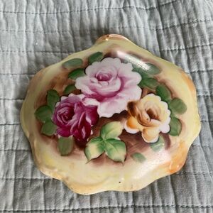 Vintage Floral Ceramic trinket box